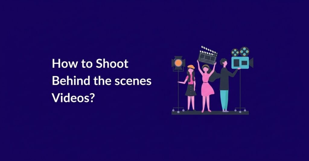 How to Shoot Behind the Scenes Videos