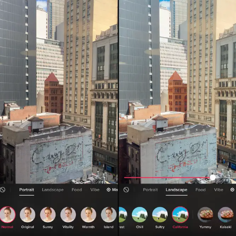 Tiktok Filter california