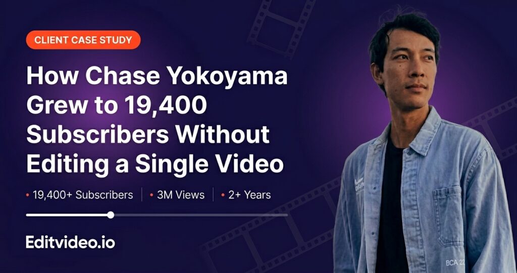 How Chase Yokoyama Grew to 19,400 Subscribers and 3 Million Views Without Editing a Single Video Himself