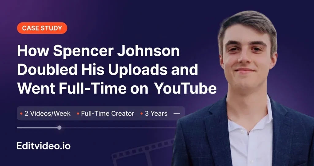 How Spencer Johnson Doubled His Upload Frequency and Went Full-Time on YouTube