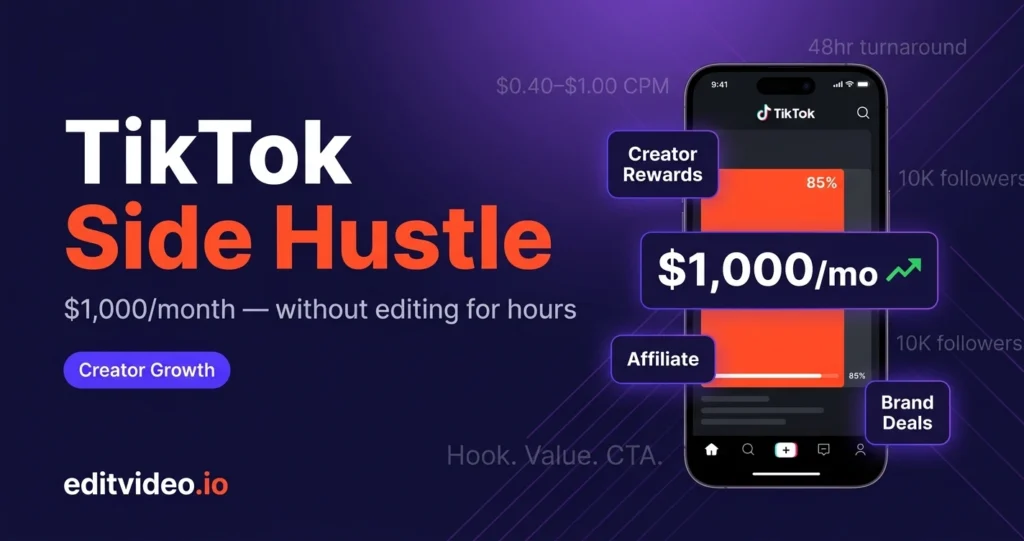 TikTok side hustle