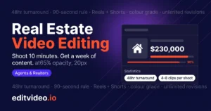 real estate video editing