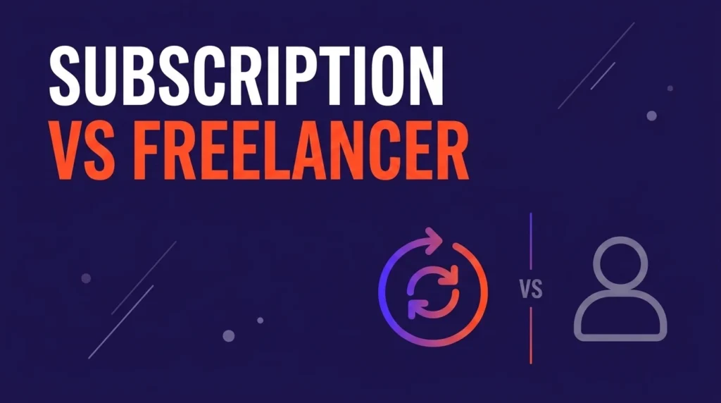 video editing subscription vs freelancer
